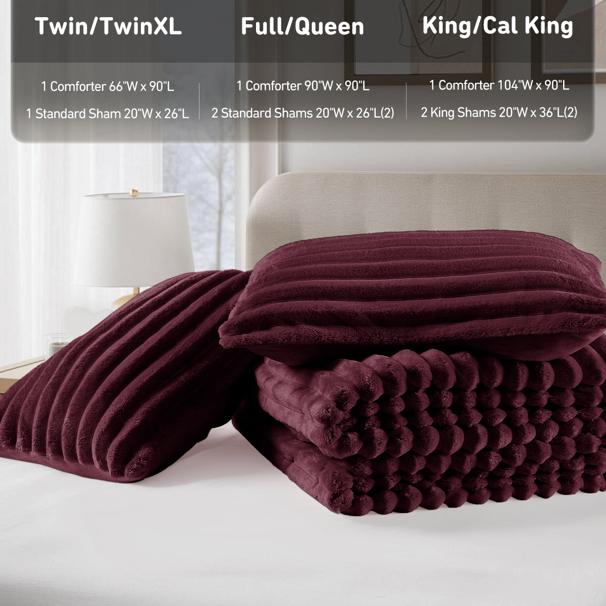 Regency Heights Cord Plush Comforter Set
