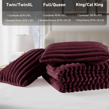 Regency Heights Cord Plush Comforter Set