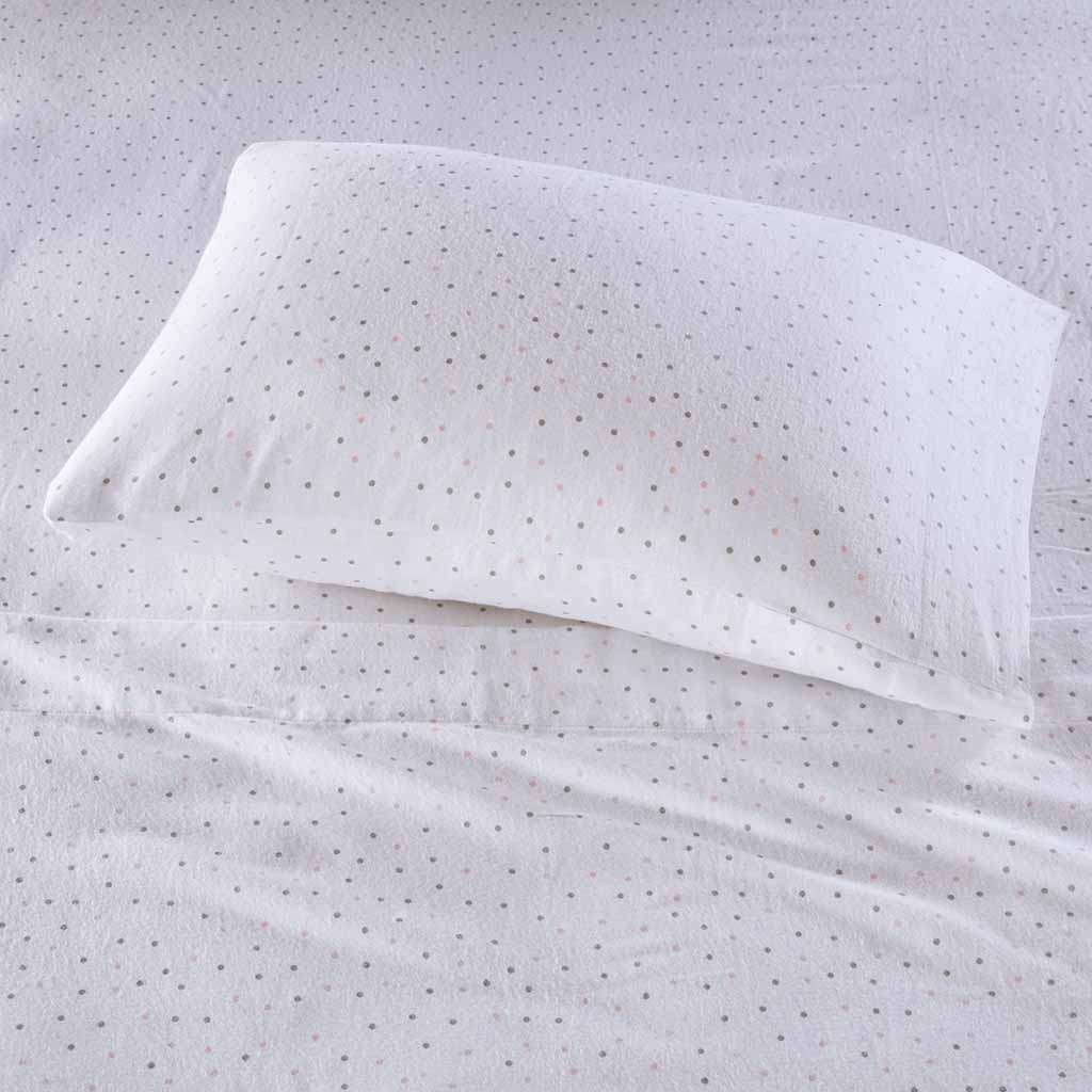 Intelligent Design Cotton Flannel Printed Sheet Set
