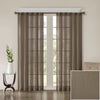 Madison Park Solid Crushed Curtain Panel Pair