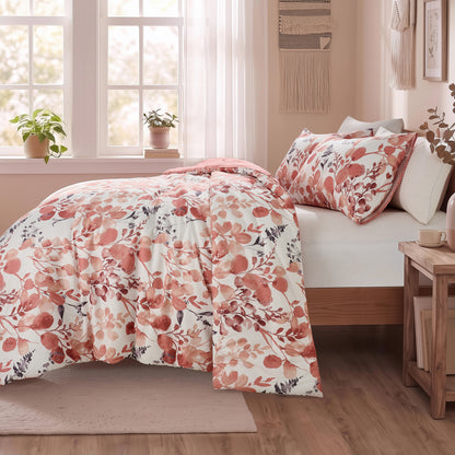 Regency Heights Gabrielle Reversible Floral Botanical Seersucker Comforter Set