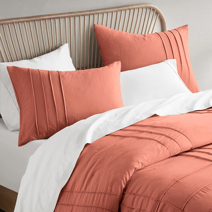 Parker Soft Washed Pleated Comforter Set