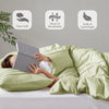 Comfort Spaces Soft Washed Pleated Duvet Cover Set