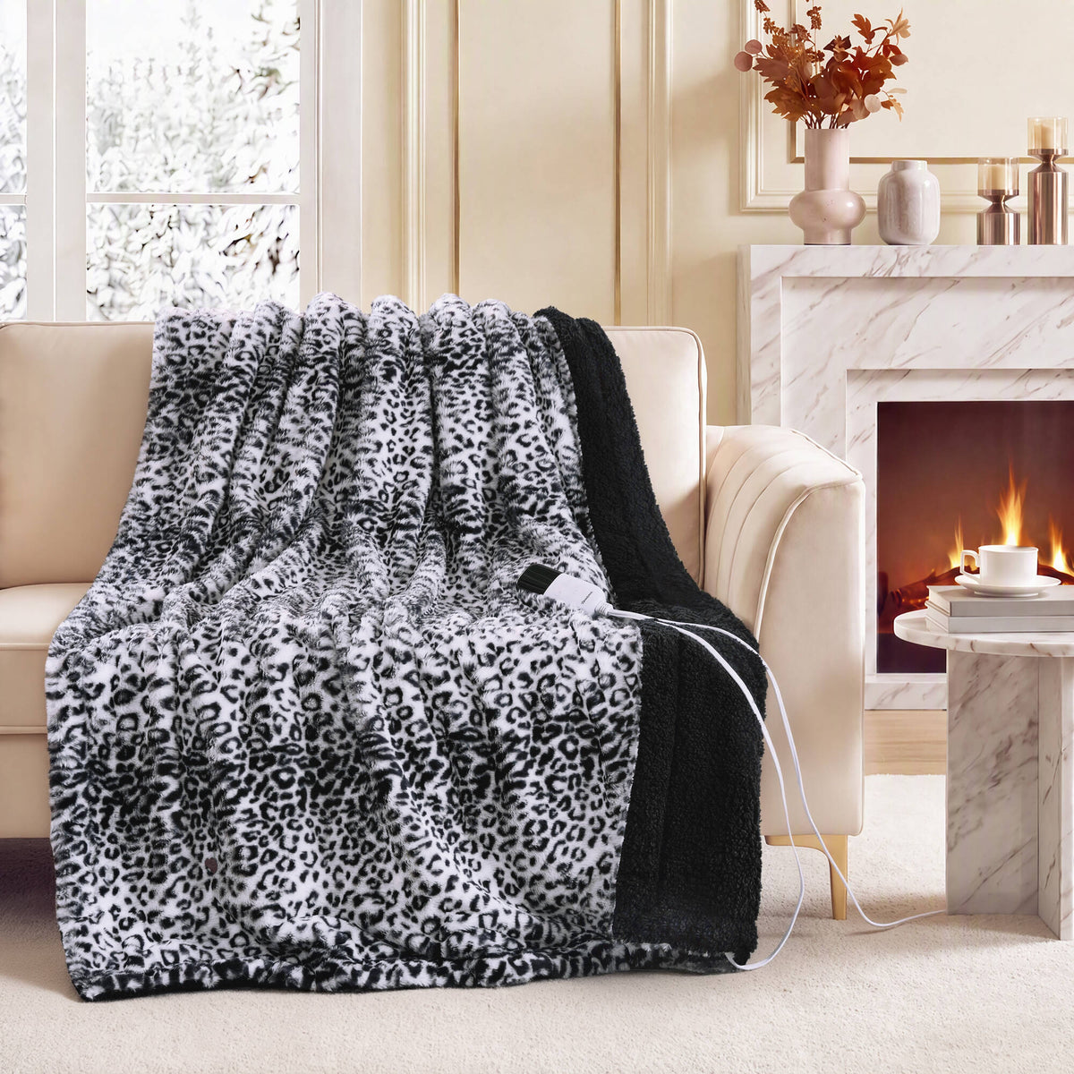 Beautyrest Heated Zuri Luxe Heated Throw