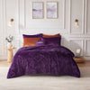 Intelligent Design Velvet Comforter Set with Throw Pillow