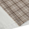 Madison Park Plaid Rod Pocket and Back Tab Curtain Panel with Fleece Lining