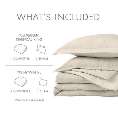 Regency Heights Camden Chambray Print Microfiber Comforter Set