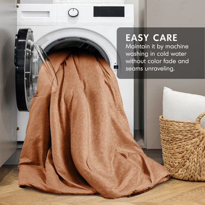 Regency Heights Camden Chambray Print Solid Comforter Set