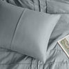 Comfort Spaces Soft Washed Pleated Duvet Cover Set