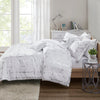 Intelligent Design Metallic Printed Comforter Set