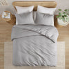 Comfort Spaces Waffle Weave Textured Comforter Set