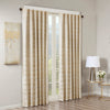 SunSmart Jacquard Lined Total Blackout Rod Pocket/Back Tab Curtain Panel