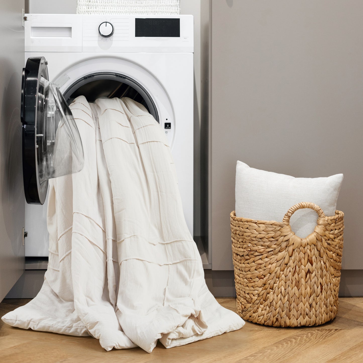 Parker Soft Washed Pleated Comforter Set