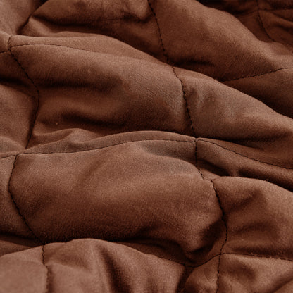 Penelope Diamond Quilted Ruffle Edge Comforter Set