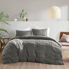 Comfort Spaces Soft Washed Pleated Duvet Cover Set