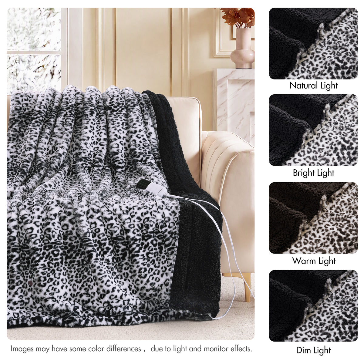 Beautyrest Heated Zuri Luxe Heated Throw