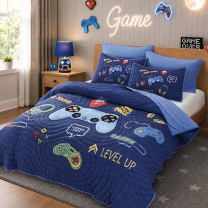 Intelligent Design Kids Game 5PCS Quilt Set