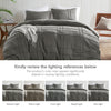 Comfort Spaces Soft Washed Pleated Duvet Cover Set