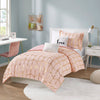 Intelligent Design Metallic Printed Comforter Set