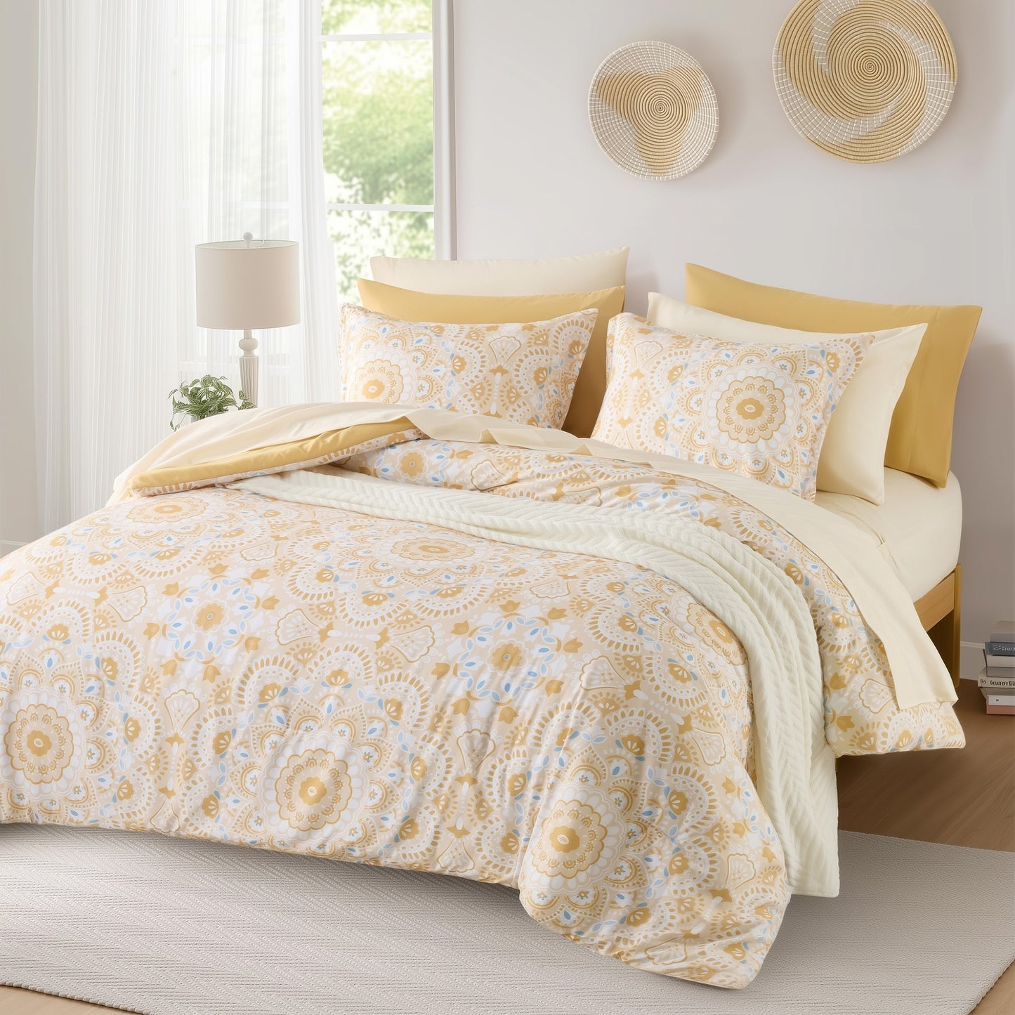 Faye Comforter with Sheet Set