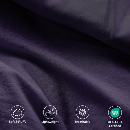 Parker Soft Washed Pleated Comforter Set