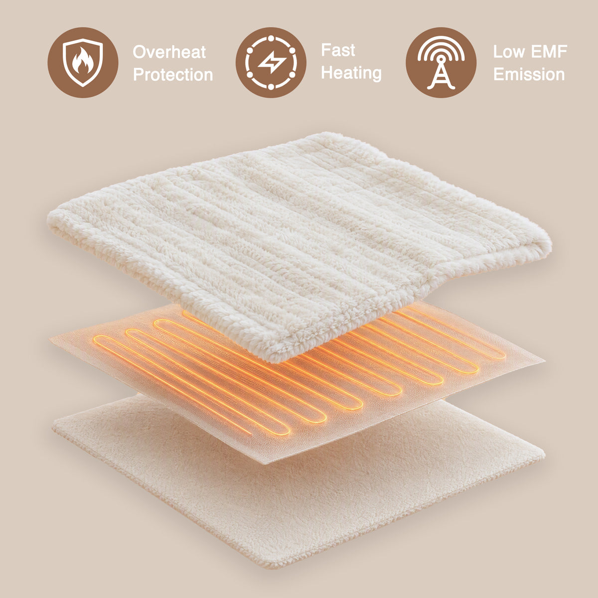 Beautyrest Heated Plush Blanket