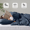 Comfort Spaces Soft Washed Pleated Duvet Cover Set