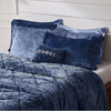 Intelligent Design Velvet Comforter Set with Throw Pillow