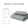Comfort Spaces Soft Washed Pleated Duvet Cover Set