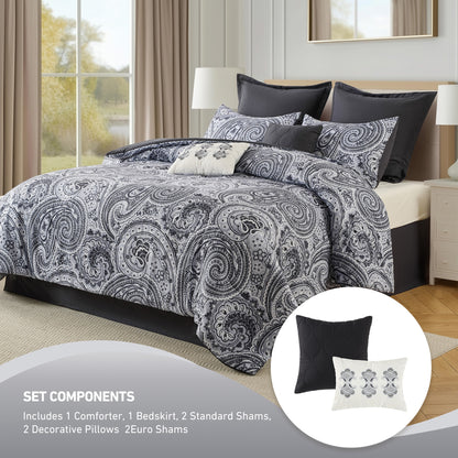Regency Heights Kashmir 8pcs Comforter Set