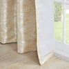 SunSmart Jacquard Lined Total Blackout Rod Pocket/Back Tab Curtain Panel
