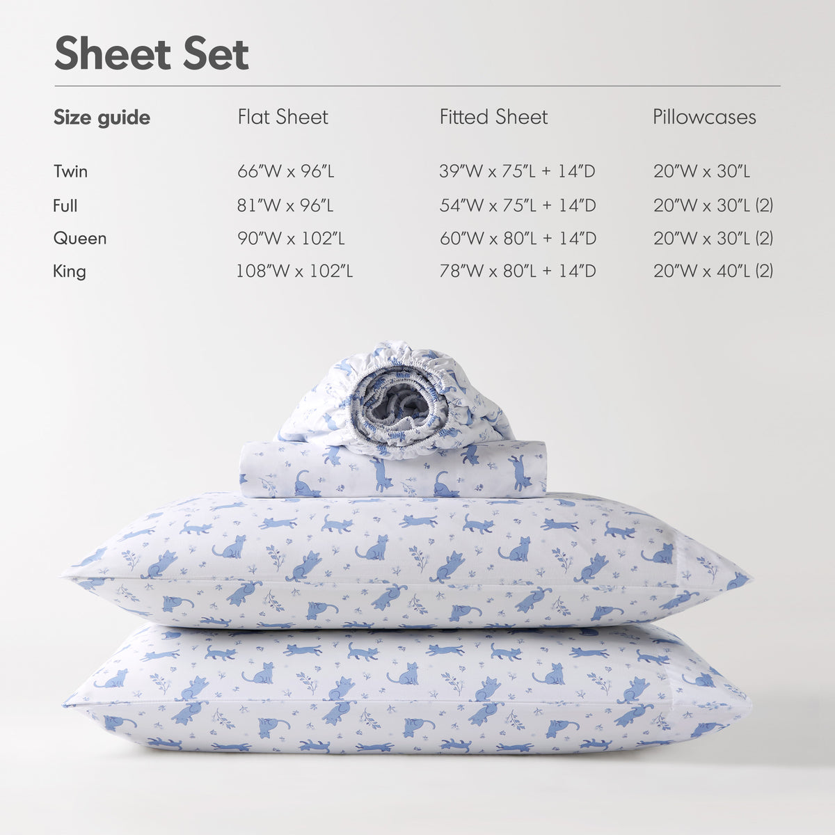 Intelligent Design Printed Microfiber Sheet Set