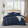 Comfort Spaces Soft Washed Pleated Duvet Cover Set