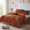 Intelligent Design Velvet Comforter Set with Throw Pillow