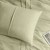 Comfort Spaces Soft Washed Pleated Duvet Cover Set