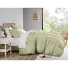 Comfort Spaces Soft Washed Pleated Duvet Cover Set