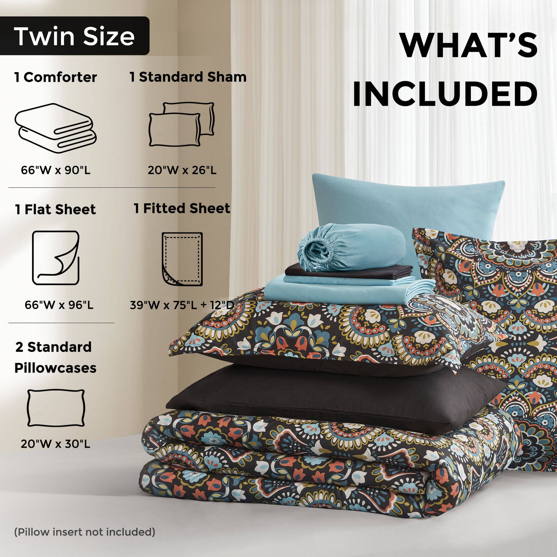 Regency Heights Cara 6pcs Comforter Set