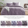Comfort Spaces Soft Washed Pleated Duvet Cover Set