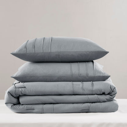 Regency Heights Porter Soft Washed Pleated Comforter Set
