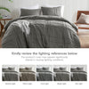 Comfort Spaces Soft Washed Pleated Comforter Set