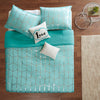 Intelligent Design Metallic Printed Comforter Set