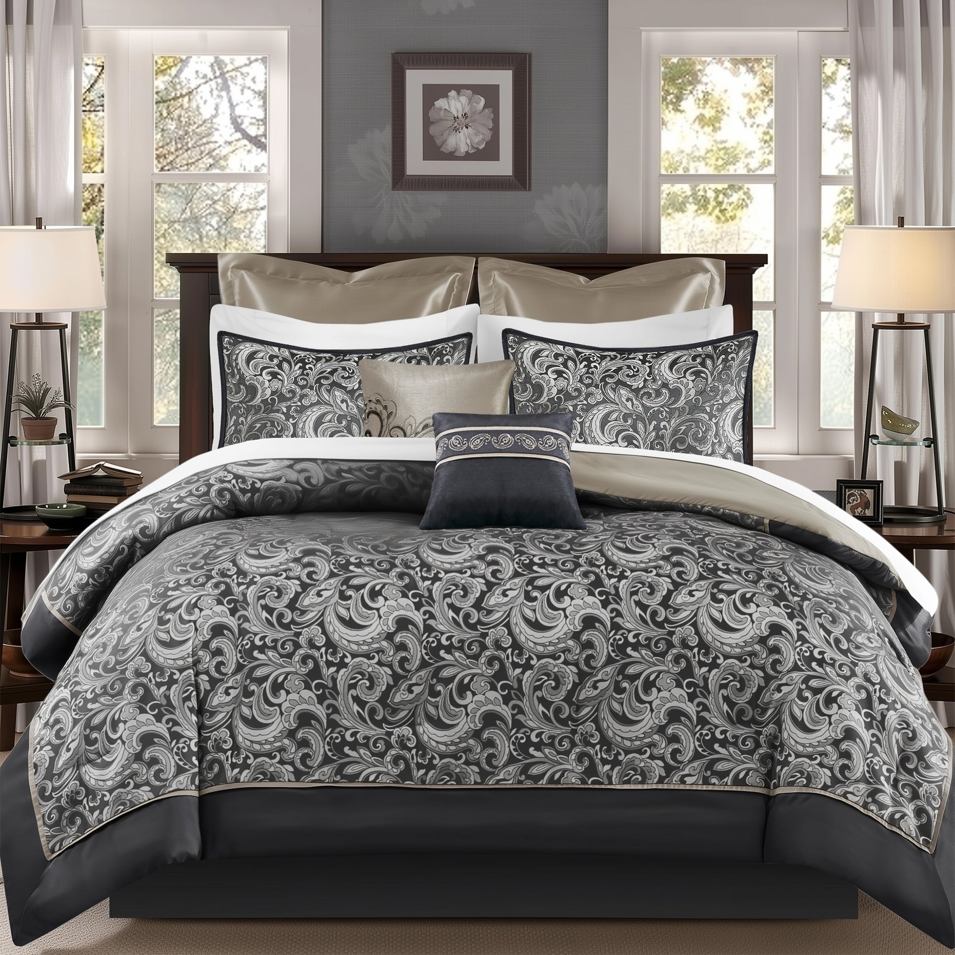 Regency Heights Bryson 8pcs Comforter Set