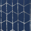 Intelligent Design Total Blackout Metallic Print Grommet Top Curtain Panel