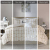 Intelligent Design Metallic Printed Comforter Set