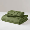 Comfort Spaces Soft Washed Pleated Duvet Cover Set