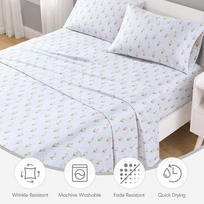 Intelligent Design Printed Microfiber Sheet Set