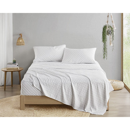 Regency Heights Camden Chambray Print Microfiber Comforter Set with Bed Sheets
