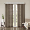 Madison Park Solid Crushed Curtain Panel Pair