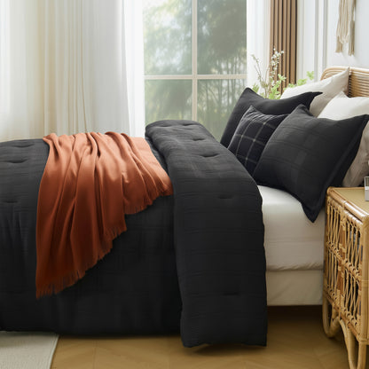 Regency Heights Tessa Waffle Weave Textured Comforter Set