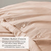 Comfort Spaces Soft Washed Pleated Duvet Cover Set